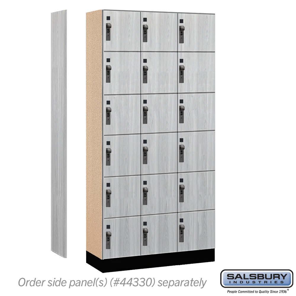 Premier Wood Locker — 6 Tier, 3 Wide - Your Locker Store